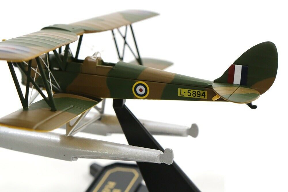 OXFORD DIECAST DH82A TIGER MOTH FLOATPLANE RAF L-5894