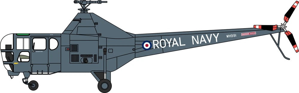 OXFORD DIECAST WESTLAND DRAGONFLY ROYAL NAVY WH991 YORKSHIRE AIR MUSEUM