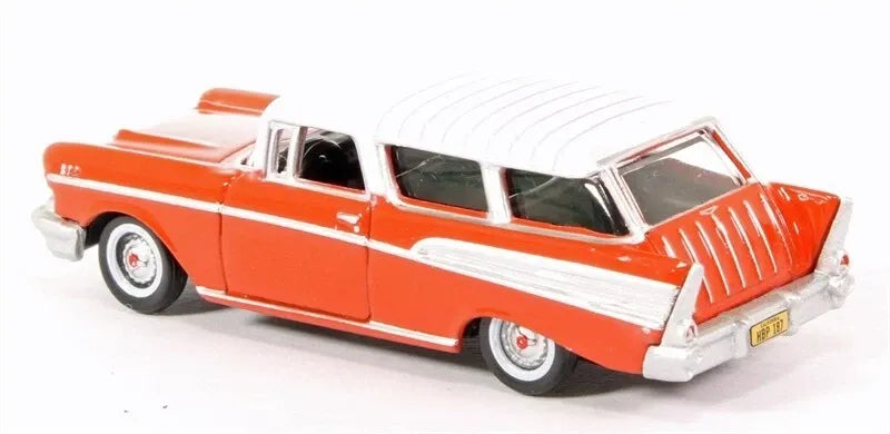 OXFORD DIECAST CHEVROLET NOMAD 1957 RIO RED/ARCTIC WHITE