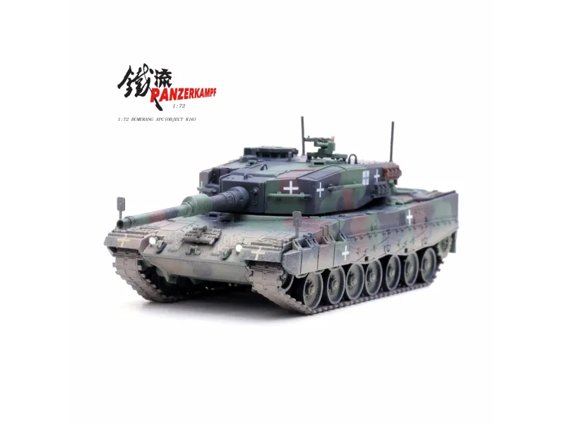 PANZERKAMPF LEOPARD 2A4 BATTLE TANK UKRAINE WAR (WITH SNORKEL) 3 TONE CAMOUFLAGE