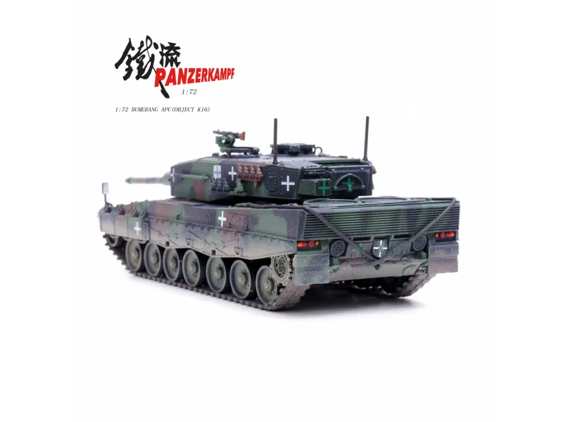 PANZERKAMPF LEOPARD 2A4 BATTLE TANK UKRAINE WAR (WITH SNORKEL) 3 TONE CAMOUFLAGE