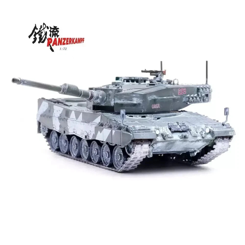 PANZERKAMPF LEOPARD 2A4 BATTLE TANK (WITH SNORKEL) NORWAY WINTER CAMOUFLAGE