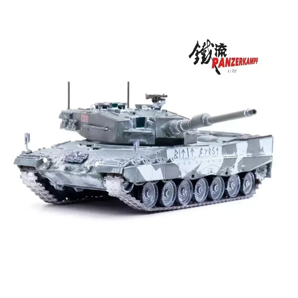 PANZERKAMPF LEOPARD 2A4 BATTLE TANK (WITH SNORKEL) NORWAY WINTER CAMOUFLAGE