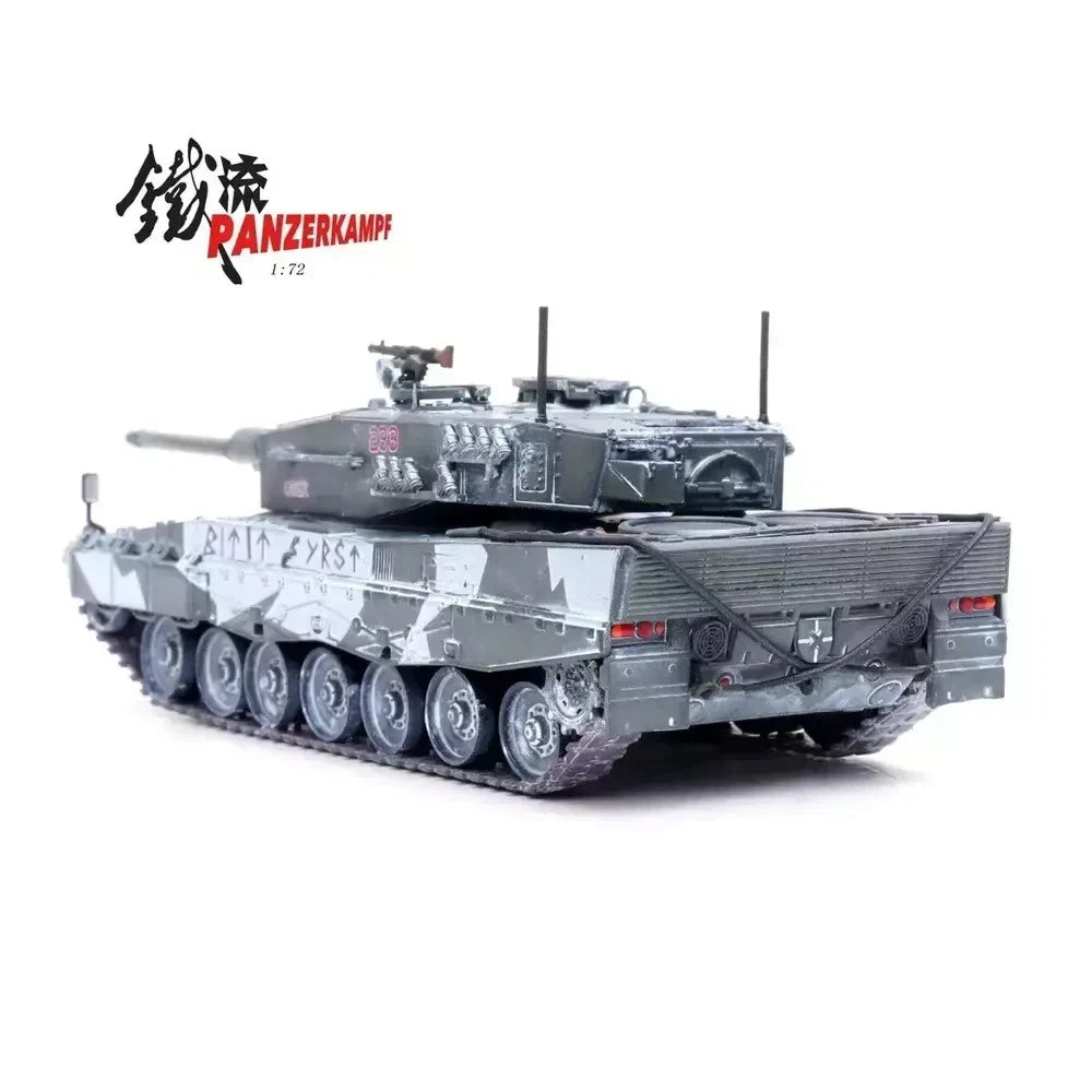 PANZERKAMPF LEOPARD 2A4 BATTLE TANK (WITH SNORKEL) NORWAY WINTER CAMOUFLAGE
