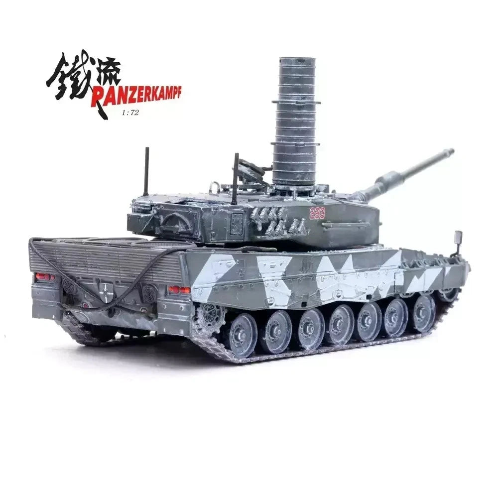 PANZERKAMPF LEOPARD 2A4 BATTLE TANK (WITH SNORKEL) NORWAY WINTER CAMOUFLAGE
