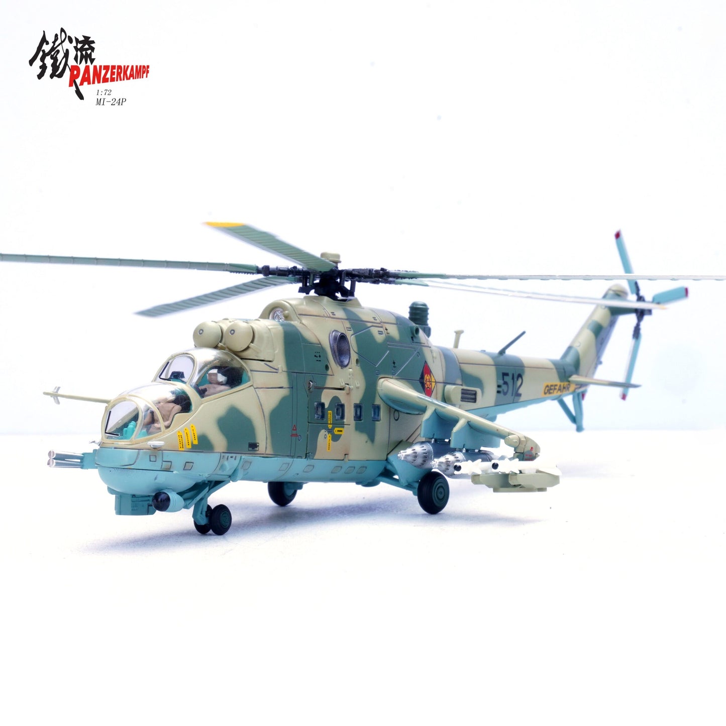 PANZERKAMPF MI-24P HIND HELICOPTER GUNSHIP 5TH HELICOPTER SQN 512 1988 BASEPOHL AIR BASE