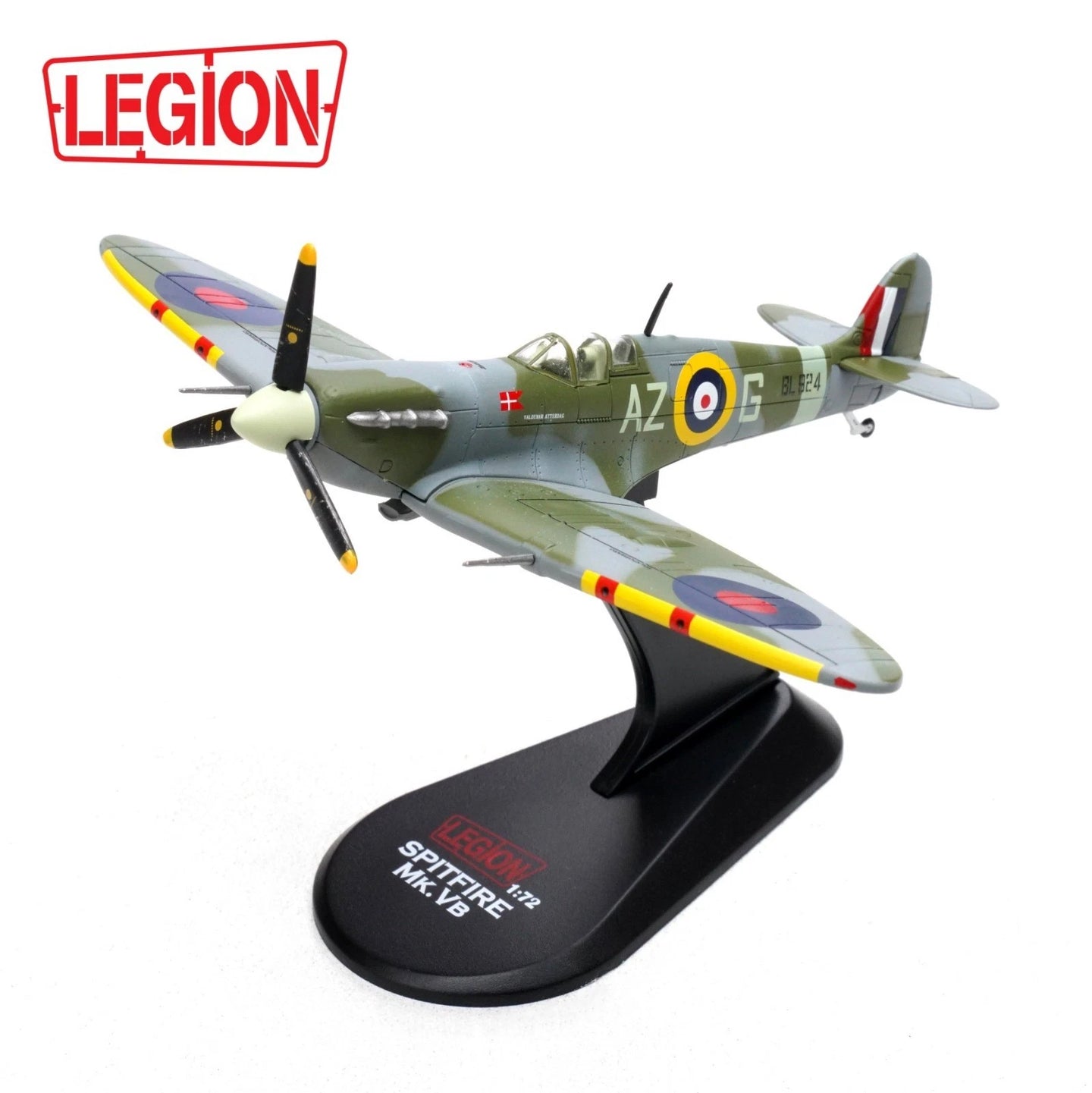 PANZERKAMPF SUPERMARINE SPITFIRE MKVB BL924/AZ-G 234 SQN RAF FLOWN BY P/O AXEL A.SVENDSEN TANGMERE 1942