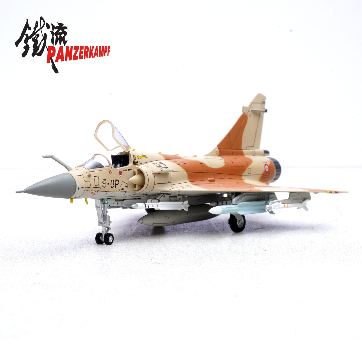 PANZERKAMPF MIRAGE 2000C ARMEE DE L'AIR EC 2/5 ILE DE FRANCE 5-OP 74 "GULF WAR OPERATION DAGUET" AL AHSA SA 1991