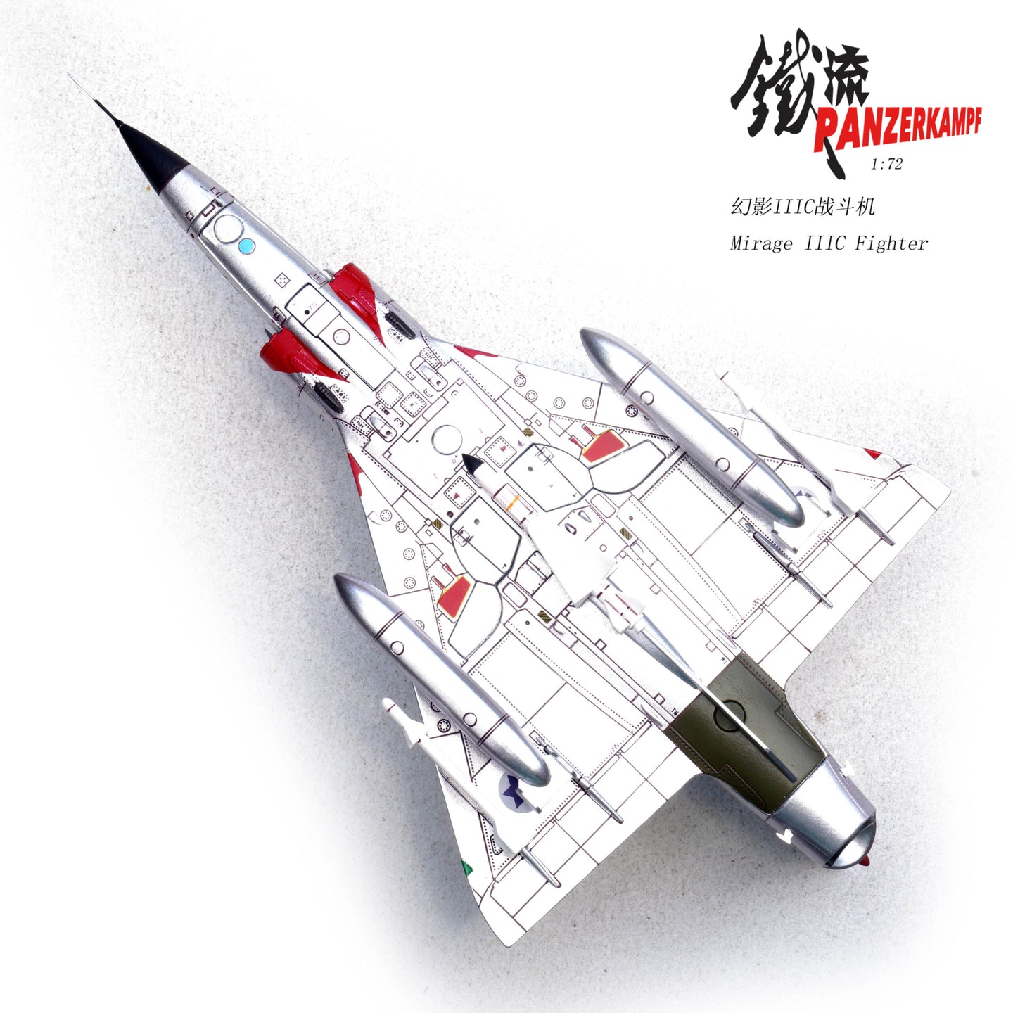 PANZERKAMPF MIRAGE IIIC 10-LL NO.28 E.C. 3/10 VEXIN DETACHMENT AIR 188 DJIBOUTI OCTOBER 1984