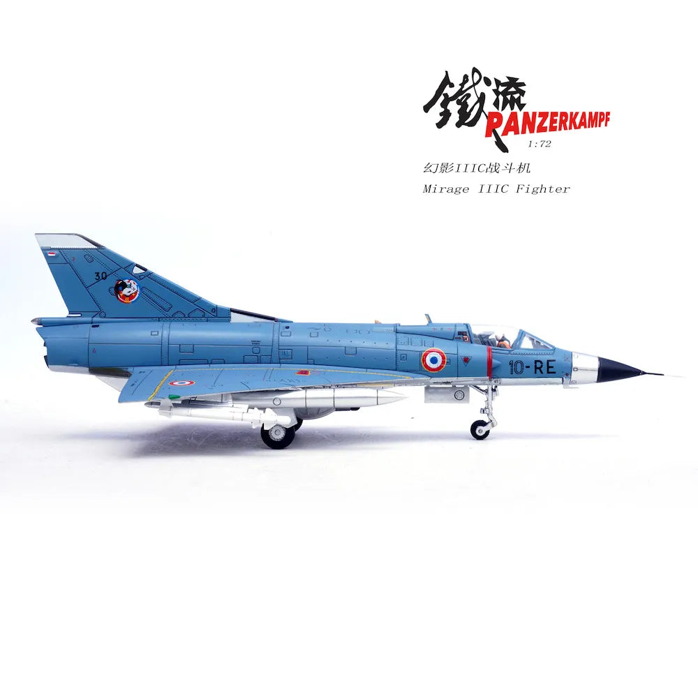 PANZERKAMPF MIRAGE IIIC ARMÉE DE L'AIR #30/10-RE EC 2/10 "SEINE" CREIL AIR BASE FRANCE 1978