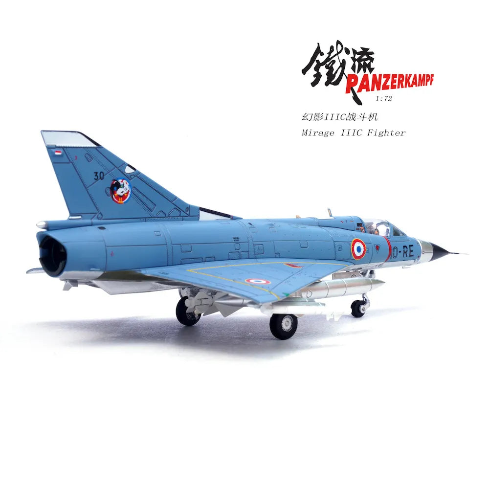 PANZERKAMPF MIRAGE IIIC ARMÉE DE L'AIR #30/10-RE EC 2/10 "SEINE" CREIL AIR BASE FRANCE 1978