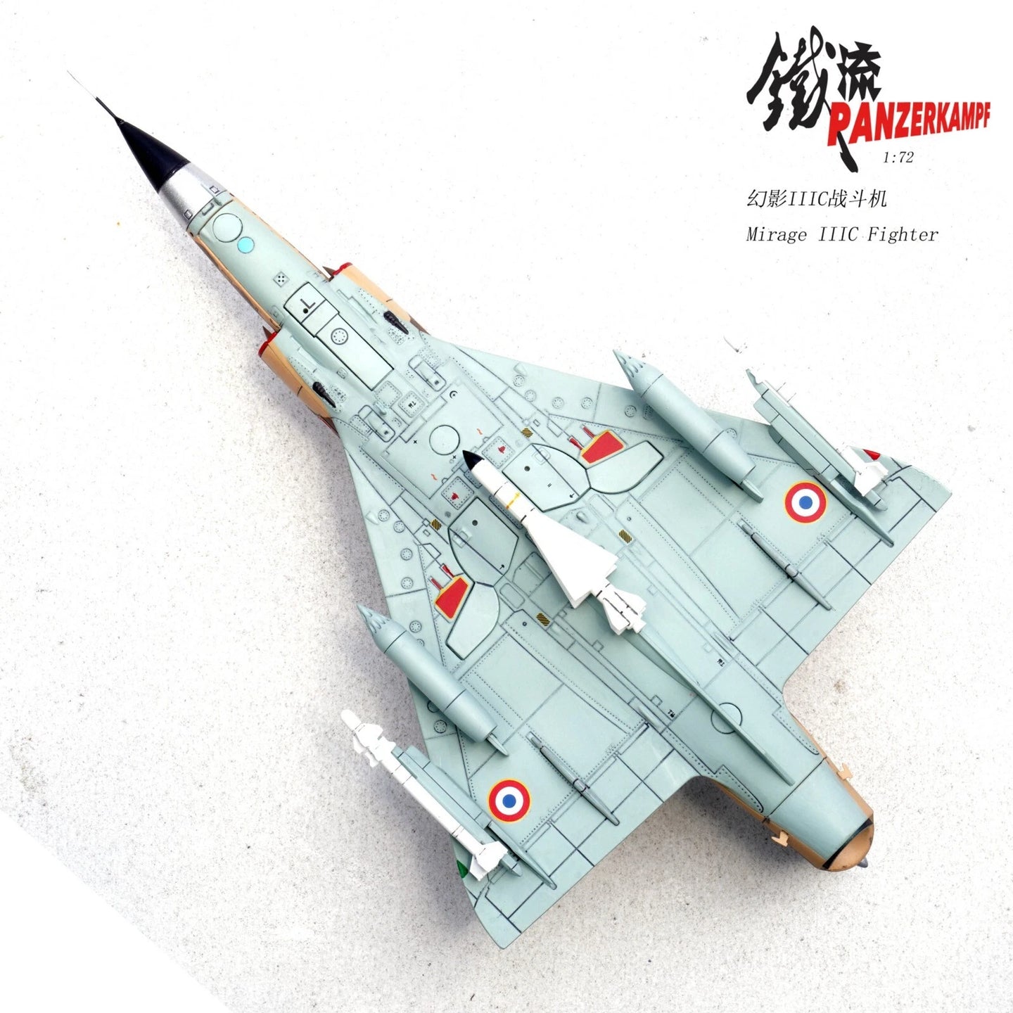 PANZERKAMPF MIRAGE IIICZ NO.804 2 SQUADRON "FLYING CHEETAHS" WATERKLOOF AIR BASE REPUBLIC OF SOUTH AFRICA 1982