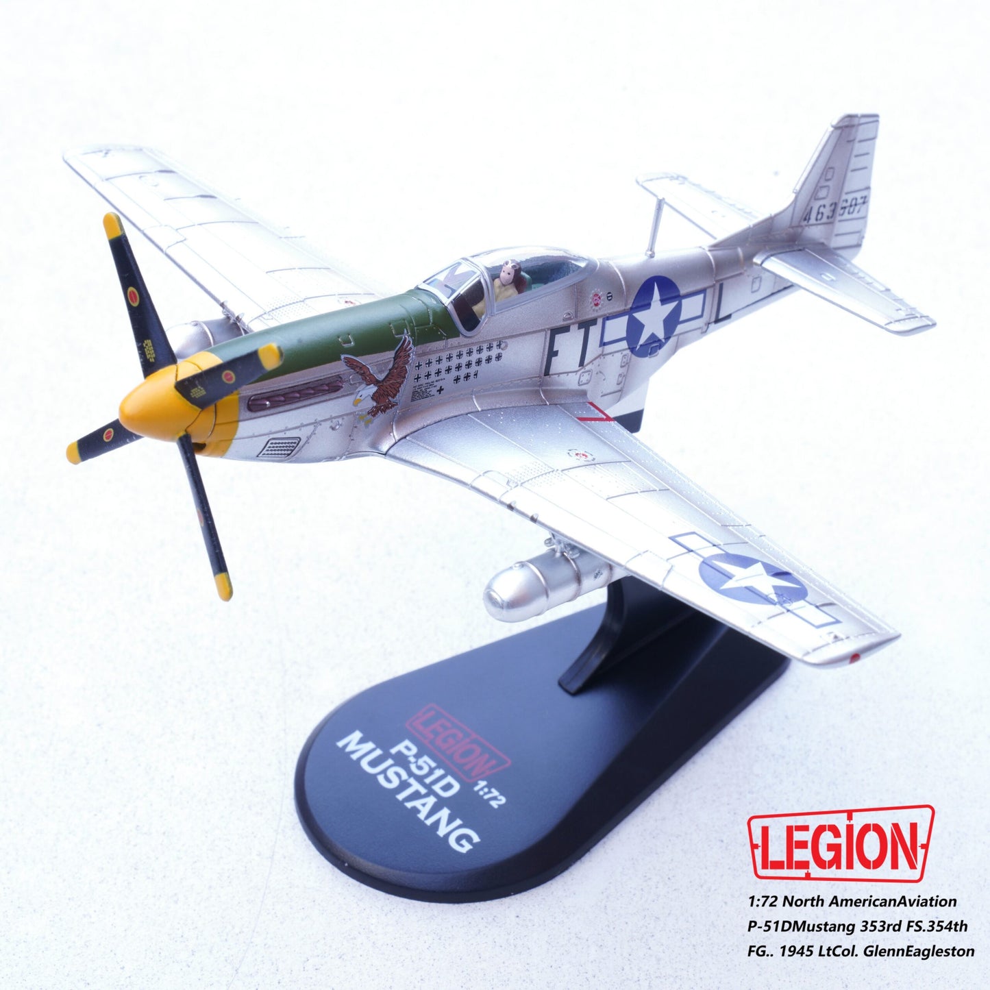 PANZERKAMPF P-51D MUSTANG 353RD FS, 354TH FG, 1945 LT. COL. GLENN EAGLESTON (LEGION SERIES)