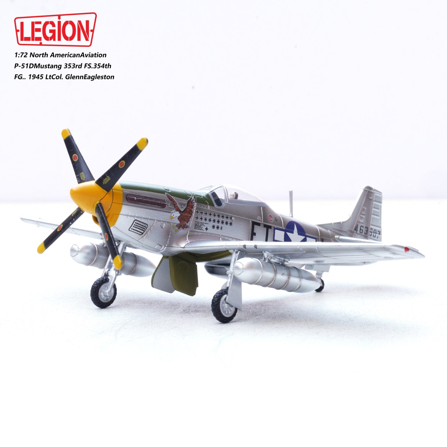 PANZERKAMPF P-51D MUSTANG 353RD FS, 354TH FG, 1945 LT. COL. GLENN EAGLESTON (LEGION SERIES)