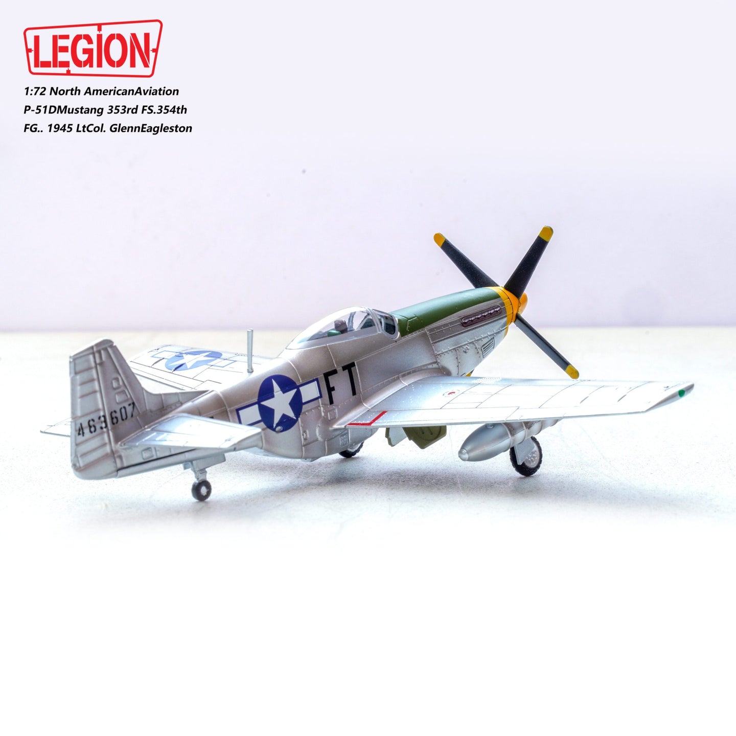PANZERKAMPF P-51D MUSTANG 353RD FS, 354TH FG, 1945 LT. COL. GLENN EAGLESTON (LEGION SERIES)