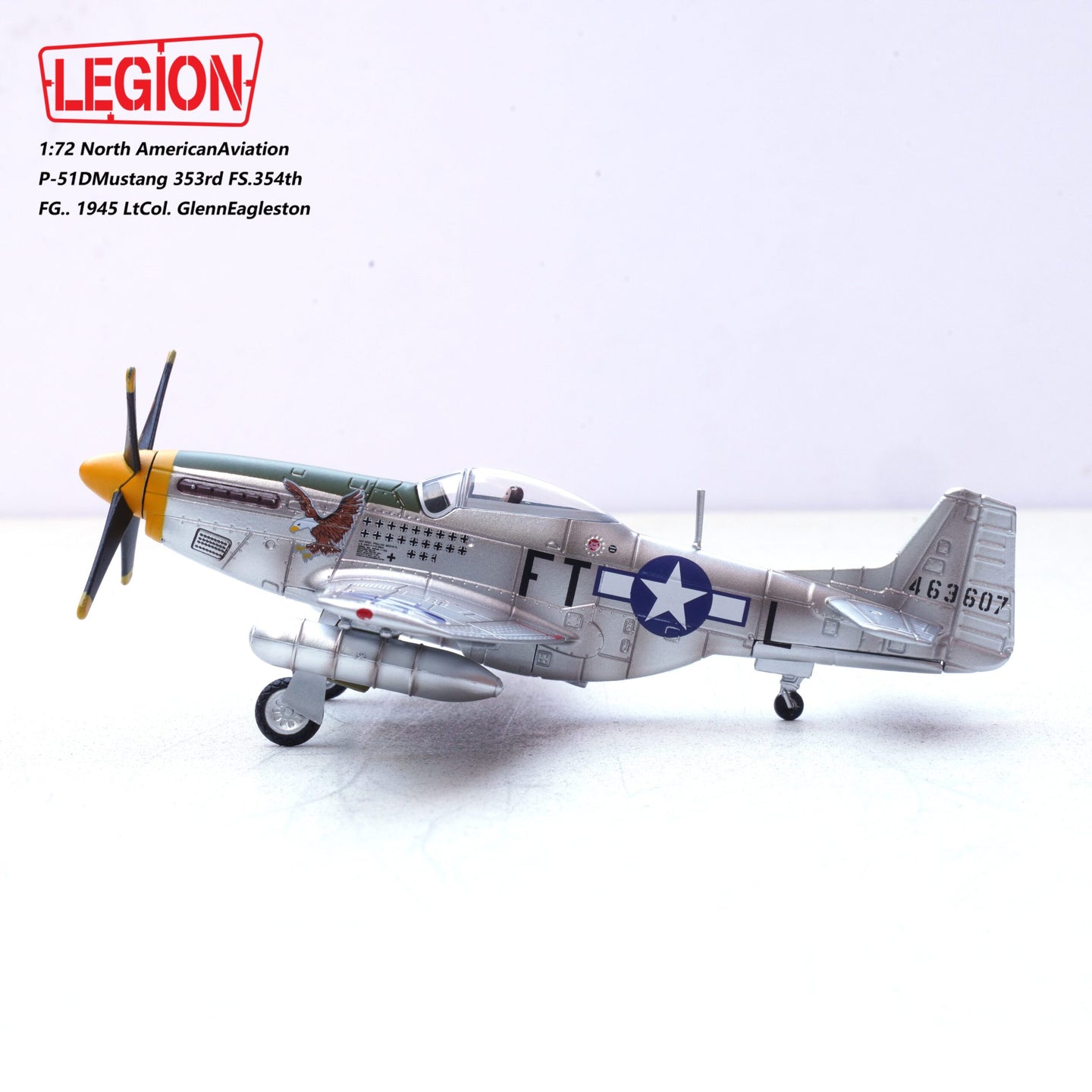 PANZERKAMPF P-51D MUSTANG 353RD FS, 354TH FG, 1945 LT. COL. GLENN EAGLESTON (LEGION SERIES)