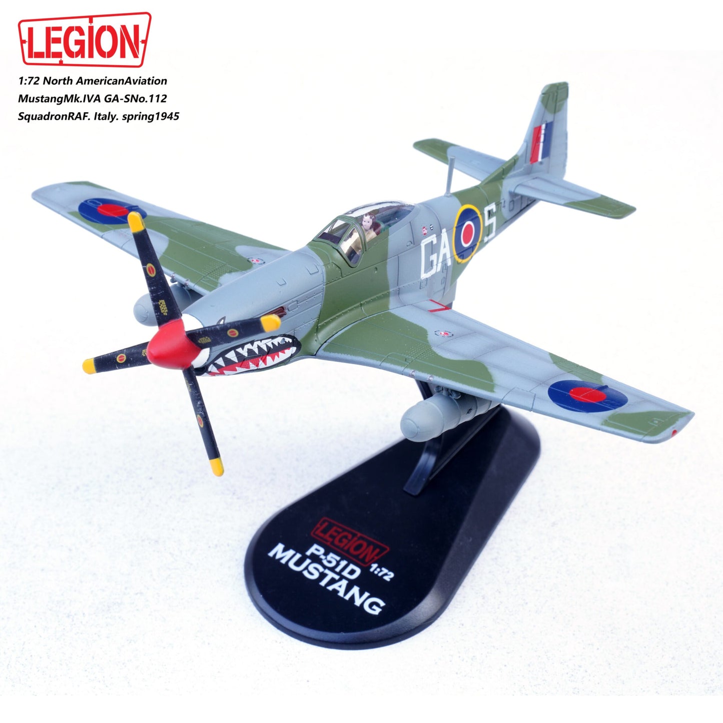 PANZERKAMPF P-51D MUSTANG MK.IVA GA-S NO.112 SQUADRON RAF, ITALY, SPRING 1945 (LEGION SERIES)