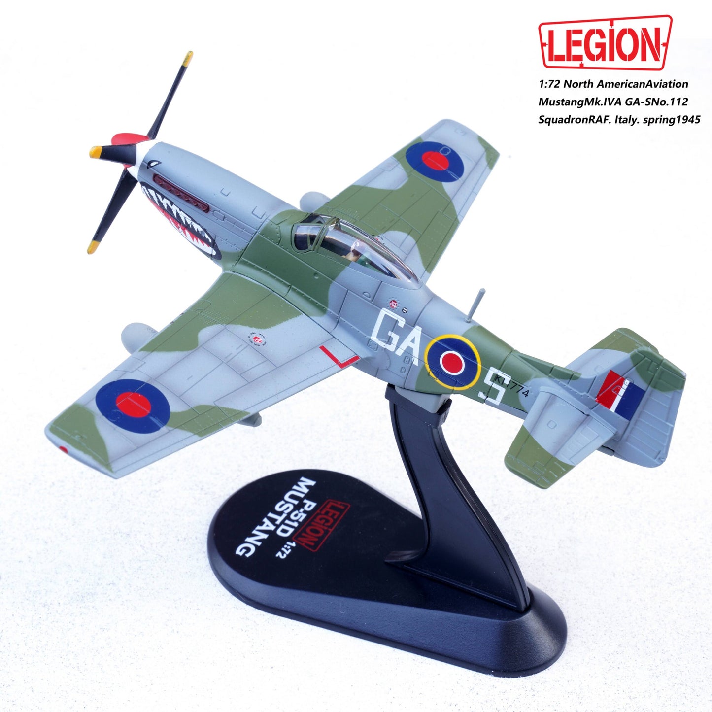 PANZERKAMPF P-51D MUSTANG MK.IVA GA-S NO.112 SQUADRON RAF, ITALY, SPRING 1945 (LEGION SERIES)
