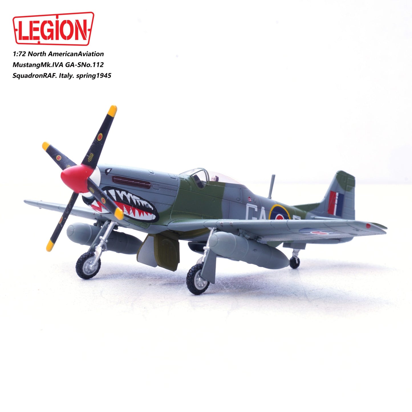 PANZERKAMPF P-51D MUSTANG MK.IVA GA-S NO.112 SQUADRON RAF, ITALY, SPRING 1945 (LEGION SERIES)