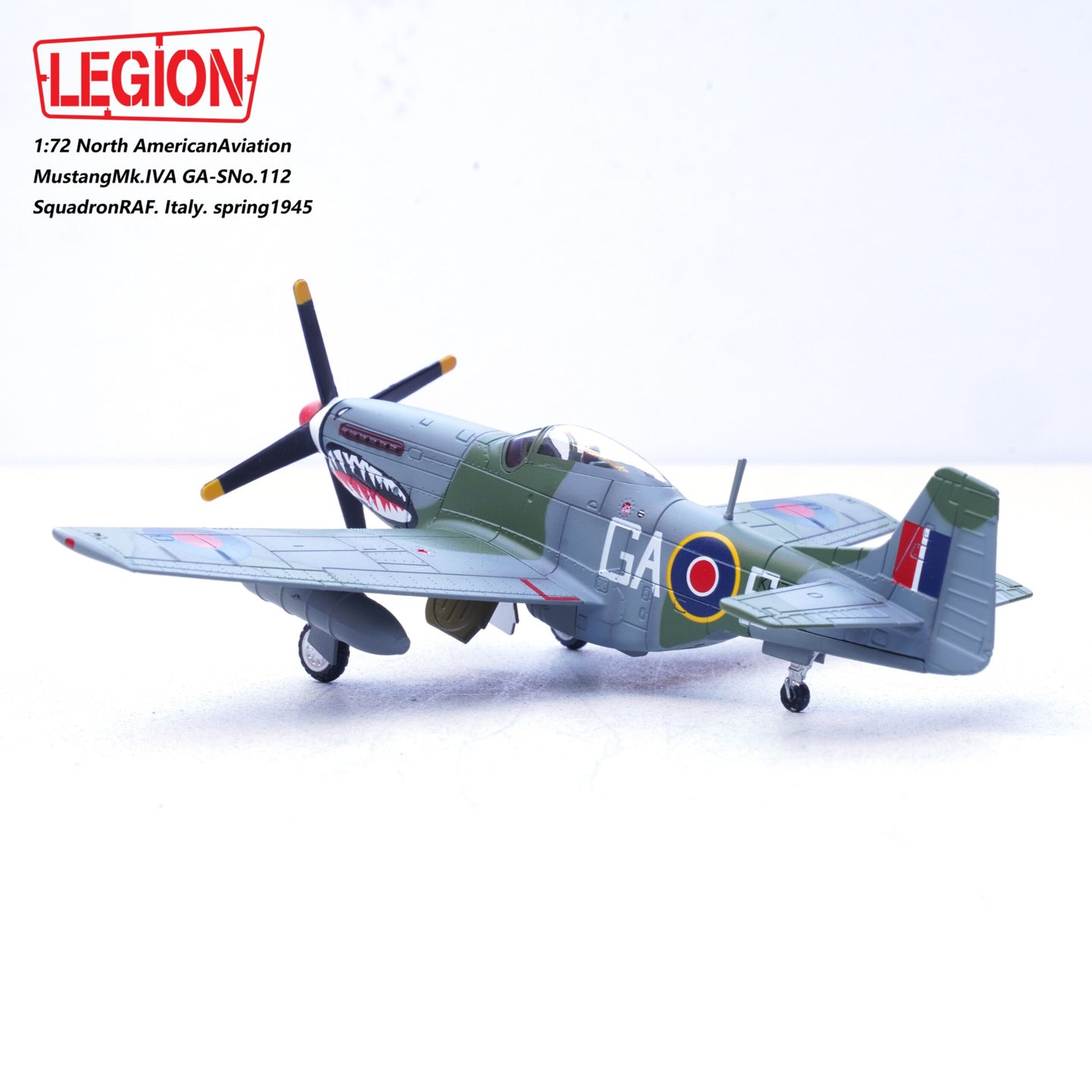 PANZERKAMPF P-51D MUSTANG MK.IVA GA-S NO.112 SQUADRON RAF, ITALY, SPRING 1945 (LEGION SERIES)