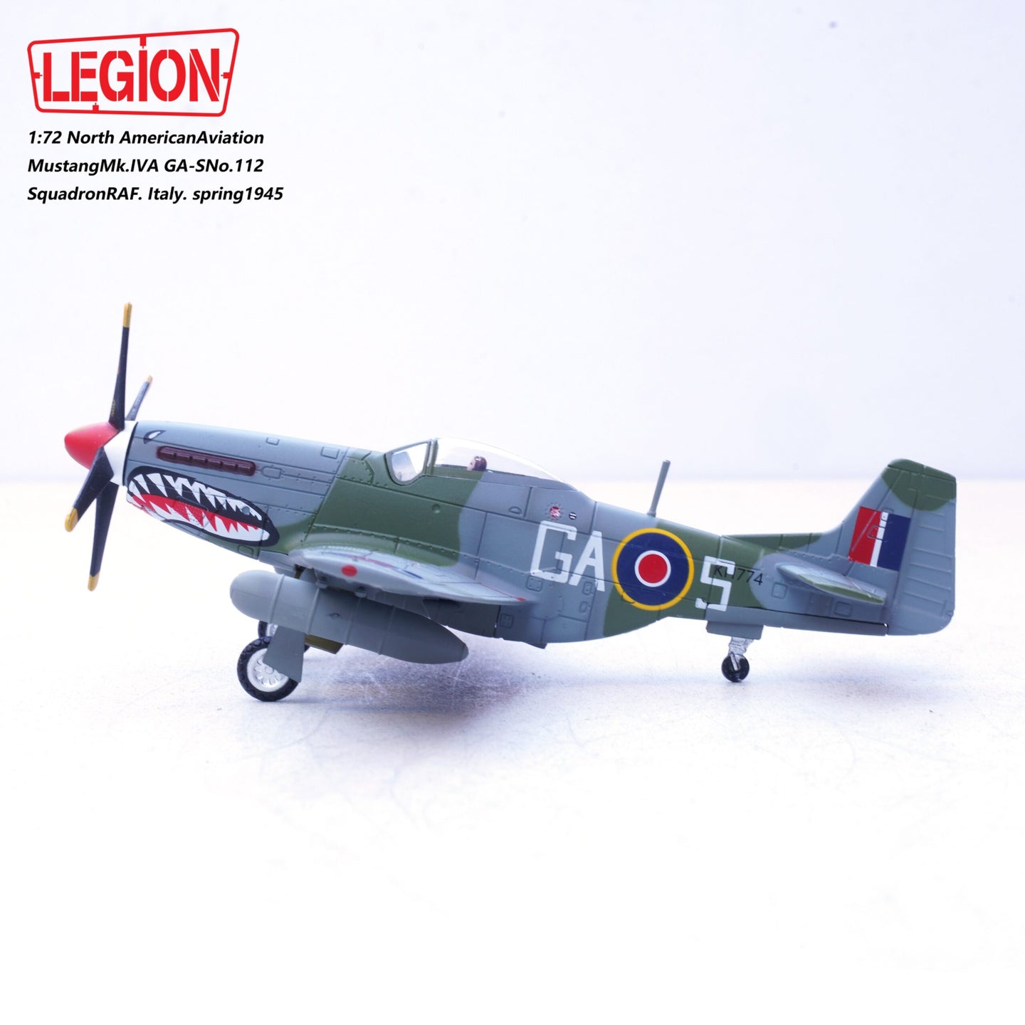 PANZERKAMPF P-51D MUSTANG MK.IVA GA-S NO.112 SQUADRON RAF, ITALY, SPRING 1945 (LEGION SERIES)