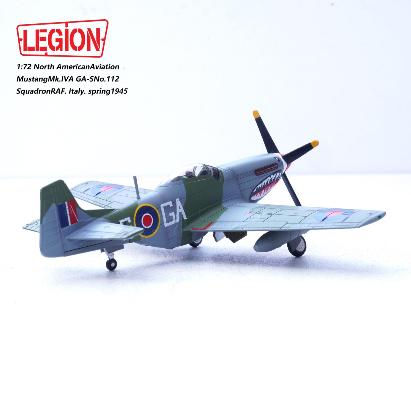 PANZERKAMPF P-51D MUSTANG MK.IVA GA-S NO.112 SQUADRON RAF, ITALY, SPRING 1945 (LEGION SERIES)