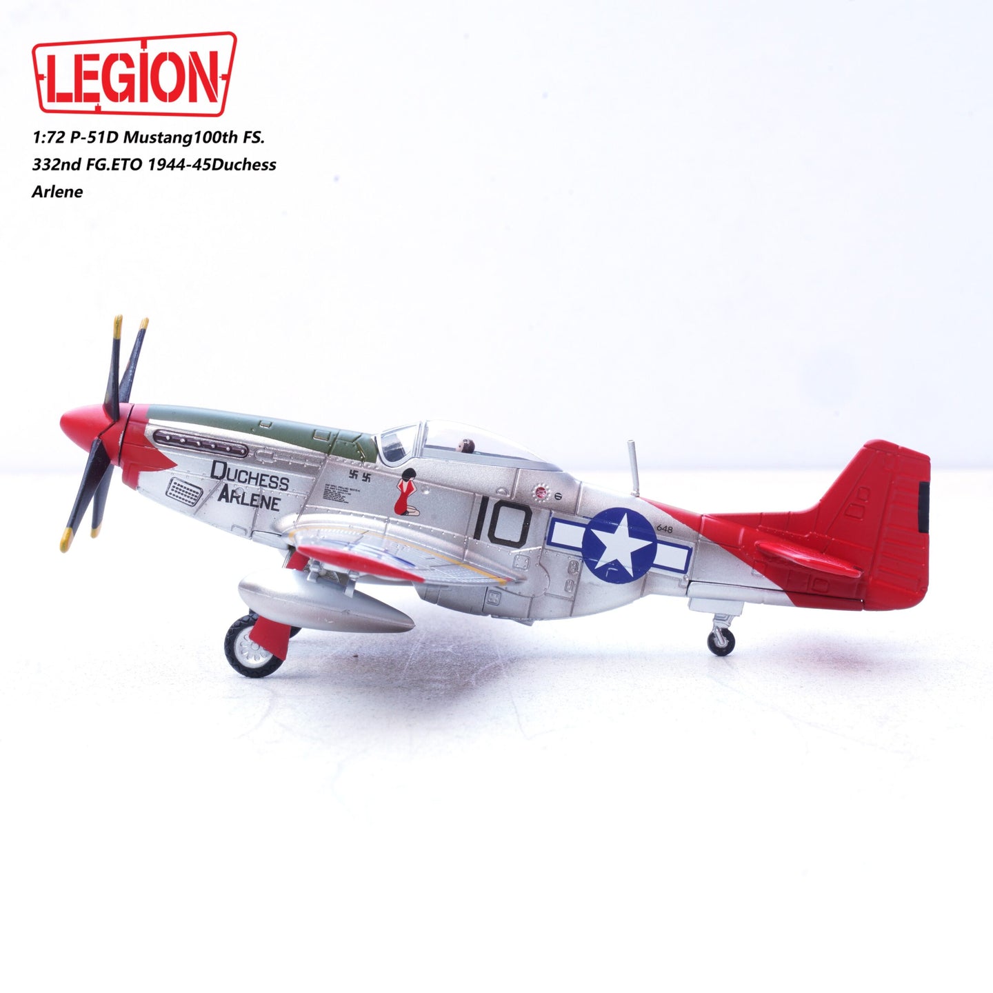 PANZERKAMPF P-51D MUSTANG 100TH FS, 332ND FG, ETO 1944-45 "DUCHESS ARLENE" (LEGION SERIES)