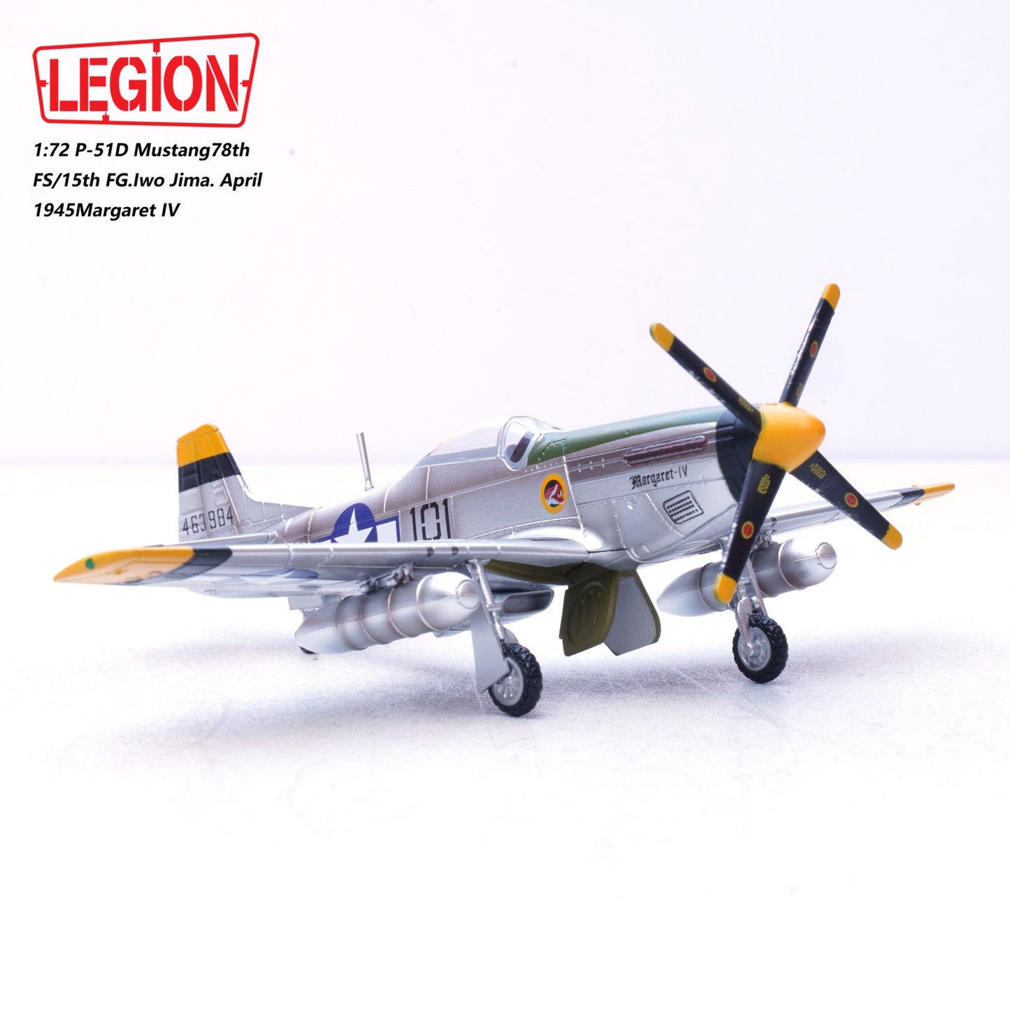 PANZERKAMPF P-51D MUSTANG 78TH FS/15TH FG, IWO JIMA, APRIL 1945 "MARGARET IV" (LEGION SERIES)