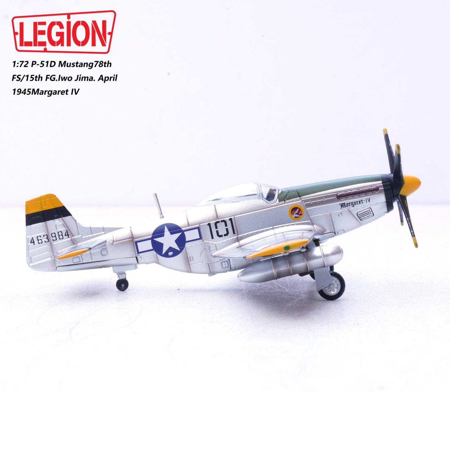 PANZERKAMPF P-51D MUSTANG 78TH FS/15TH FG, IWO JIMA, APRIL 1945 "MARGARET IV" (LEGION SERIES)