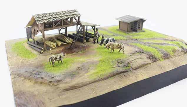 PRECISION MODEL ART MALINAVA COUNTER ATTACK ID DIORAMA