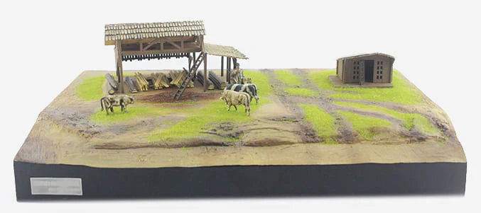 PRECISION MODEL ART MALINAVA COUNTER ATTACK ID DIORAMA