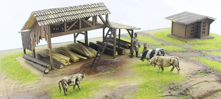PRECISION MODEL ART MALINAVA COUNTER ATTACK ID DIORAMA