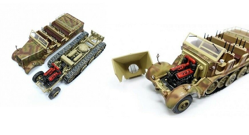 PRECISION MODEL ART GERMAN SD.KFZ.8 DB9 FLAK 18 88MM