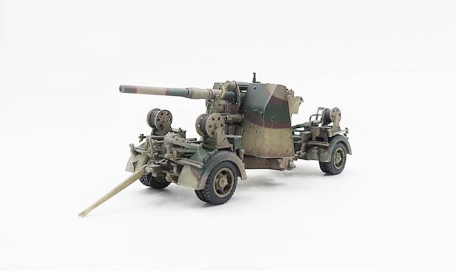 PRECISION MODEL ART 88MMGUN FLAK37 NORMANDY 1944 WITH TRAILER