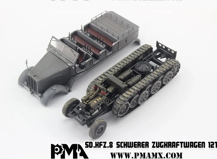 PRECISION MODEL ART GERMAN ARMY SD.KFZ 12T HEAVY HALF TRACK