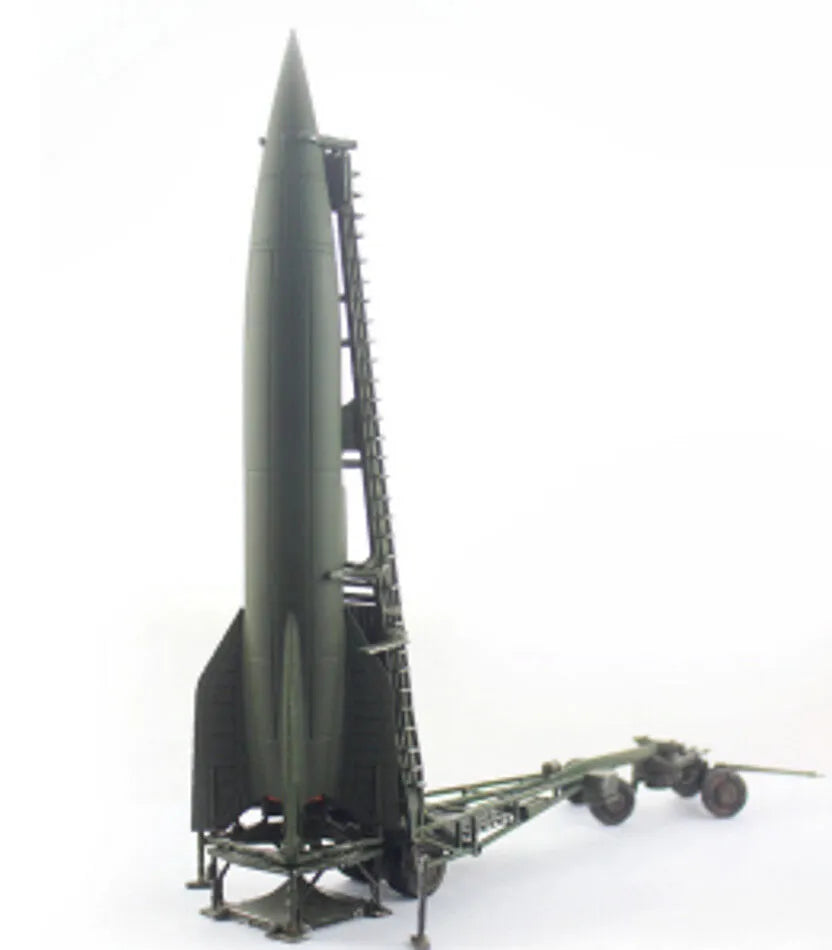 PRECISION MODEL ART V2 ROCKET GERMAN ARMY + LAUNCH TRAILER