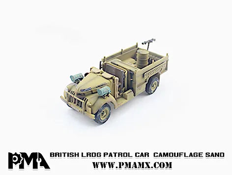 PRECISION MODEL ART BRITISH LRDG PATROL CAR CAMOUFLAGE SAND