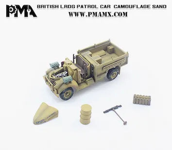 PRECISION MODEL ART BRITISH LRDG PATROL CAR CAMOUFLAGE SAND