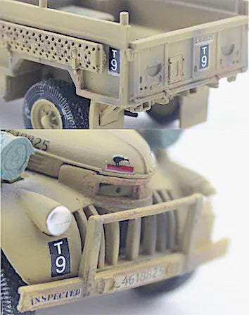 PRECISION MODEL ART BRITISH LRDG PATROL CAR CAMOUFLAGE SAND
