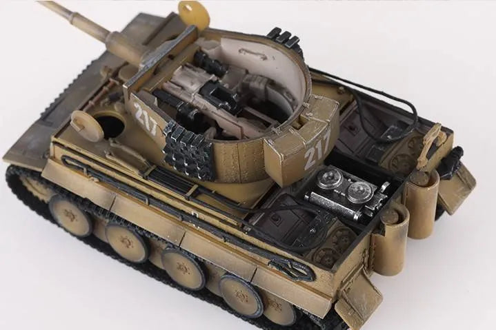 PRECISION MODEL ART TIGER I OTTO CARIUS 217 SPZABT 502 + DIECAST ENGINE