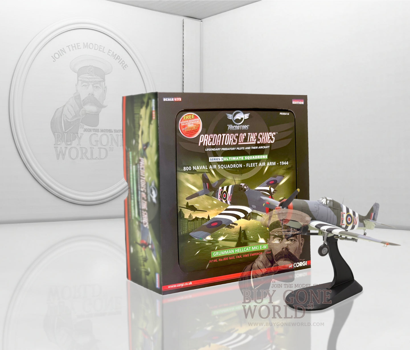 CORGI GRUMMAN F6F HELLCAT RNFAA No.800 NAS