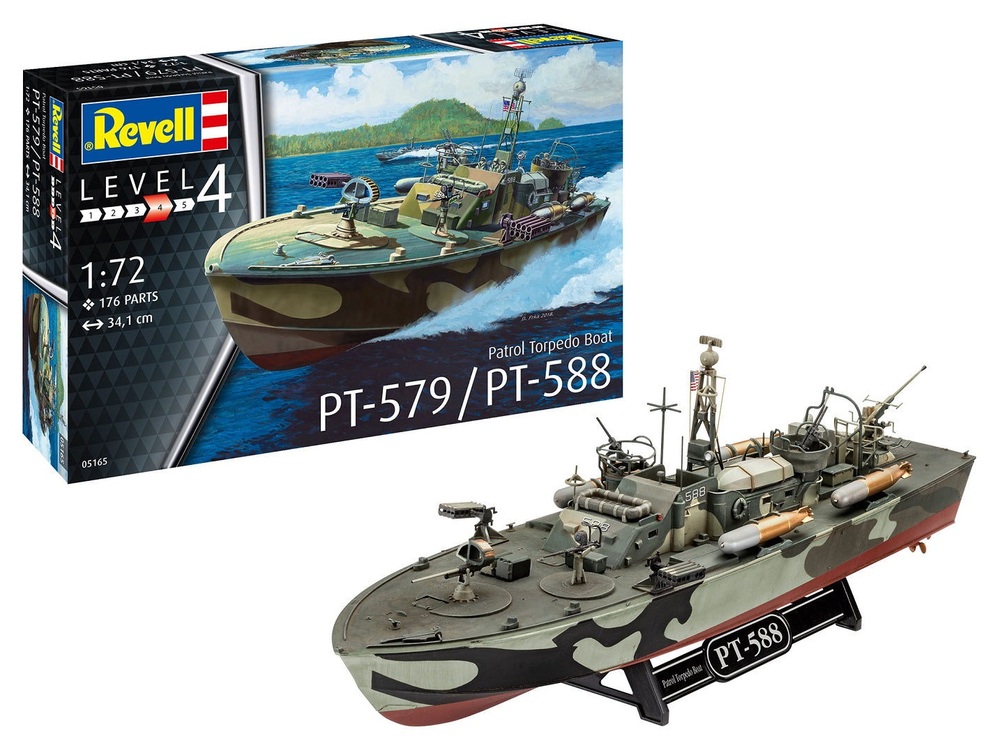 REVELL PATROL TORPEDO BOAT (PLASTIC KIT)