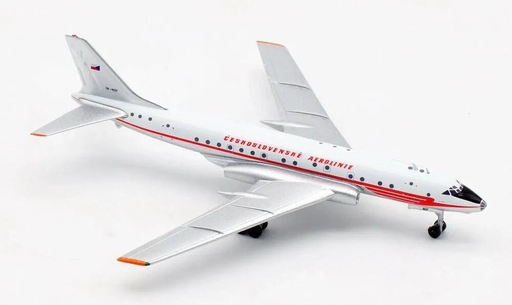 RETRO MODELS TU-104 ALITALIA CSA AIRLINES REG: I-DIWN & OK-NDF