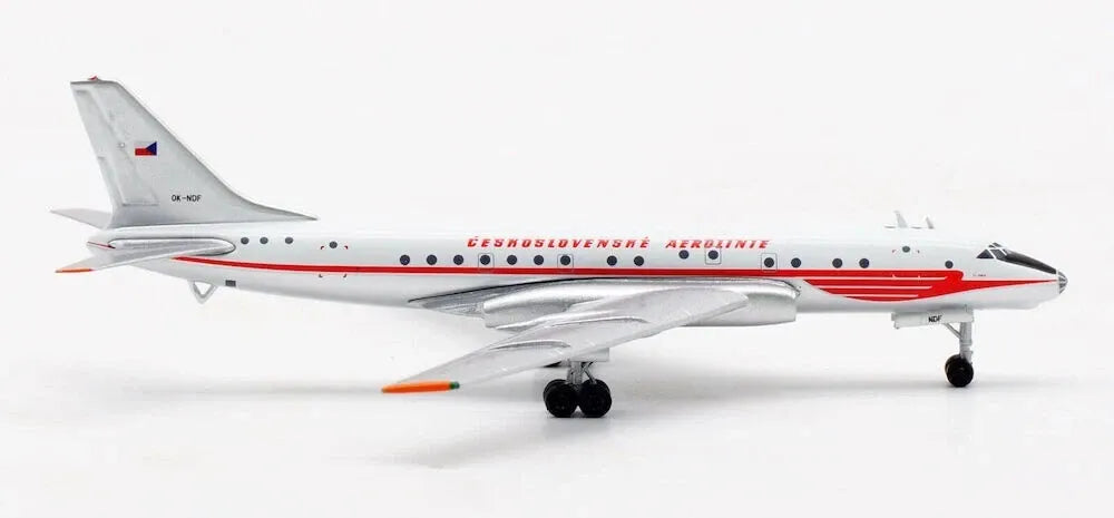 RETRO MODELS TU-104 ALITALIA CSA AIRLINES REG: I-DIWN & OK-NDF