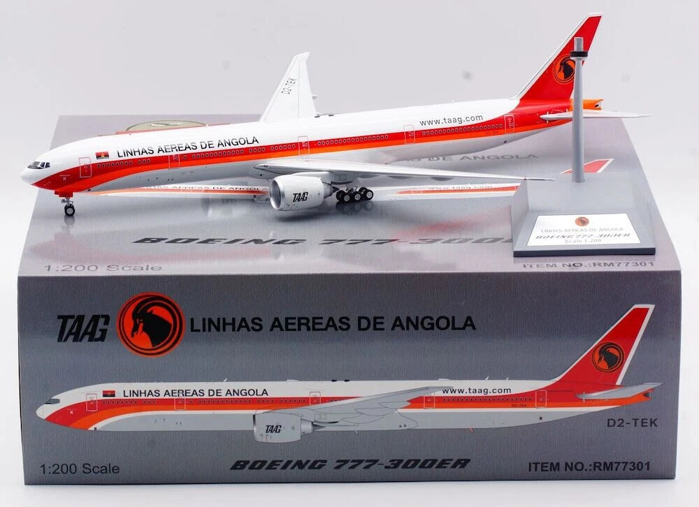 RETRO MODELS B777-3M2/ER TAAG ANGOLA AIRLINES REG: D2-TEK