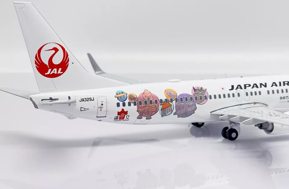 JC WINGS B737-800 JAPAN AIRLINES "JOMON LIVERY" REG: JA329J