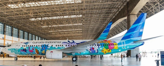 JC WINGS B737-800 GARUDA INDONESIA "POKEMON" (FLAPS DOWN) REG: PK-GMU