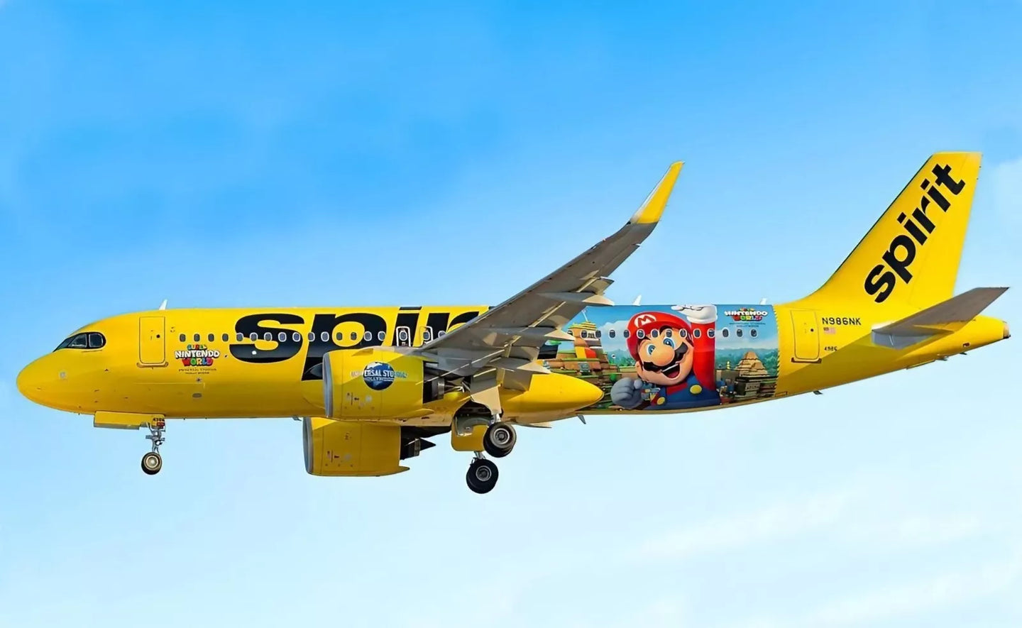 JC WINGS A320NEO SPIRIT AIRLINES "SUPER NINTENDO WORLD" REG: N986NK