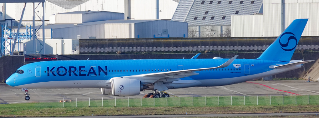 JC WINGS A350-900XWB KOREAN AIR "NEW COLOURS" REG: HL8746
