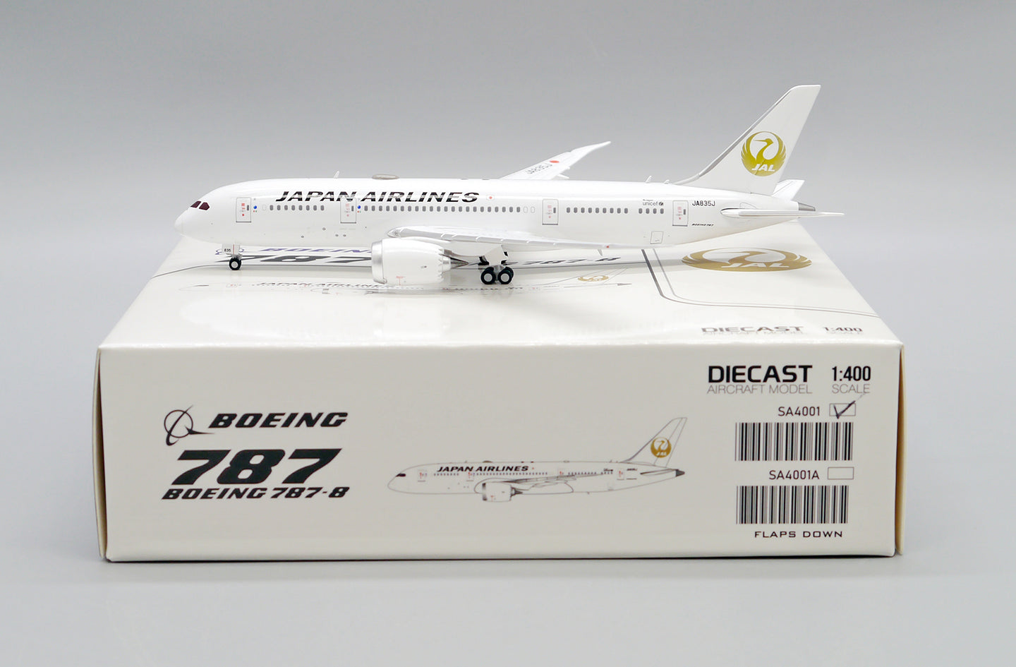 JC WINGS B787-8 JAPAN AIRLINES REG: JA835J
